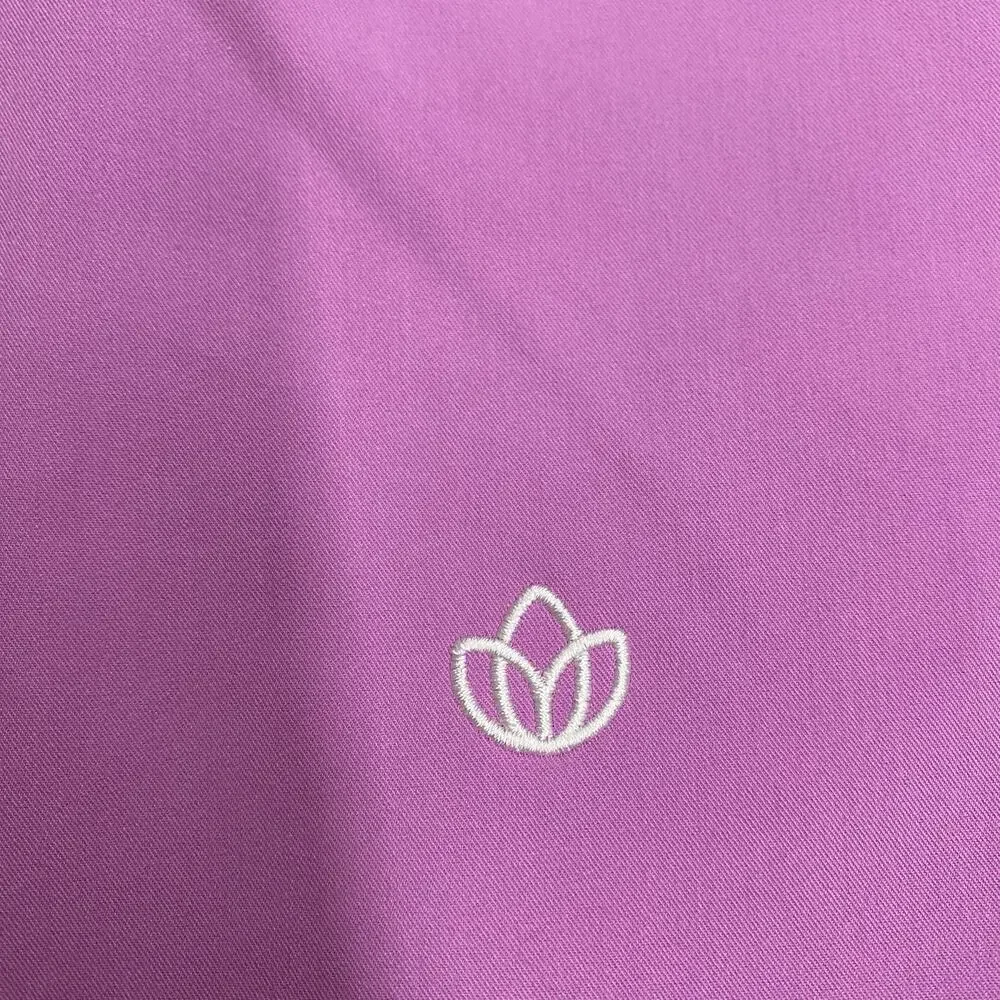 NWT FIGS Cairo Zip Fly Scrub Pants Mens Regular 2XL Pink Stretch Technical Cargo